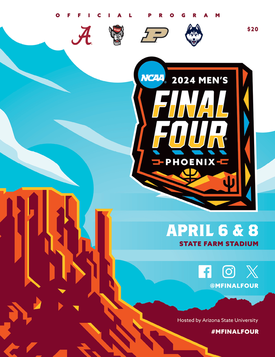 2024 NCAA Men's Final Four Program LEARFIELD Publications Store