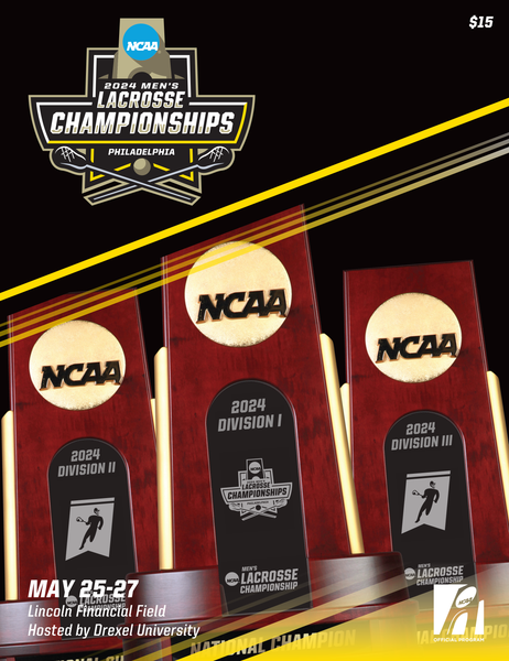 2024 NCAA Divisions I, II and III Men's Lacrosse Championship Program