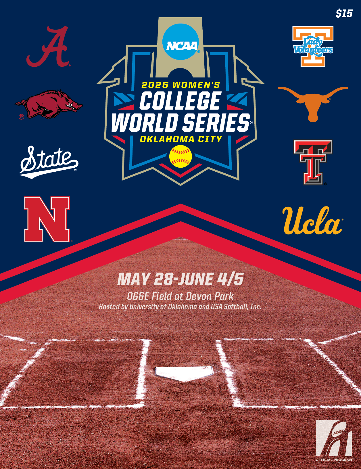 2026 NCAA Women's College World Series Program – LEARFIELD Publications ...
